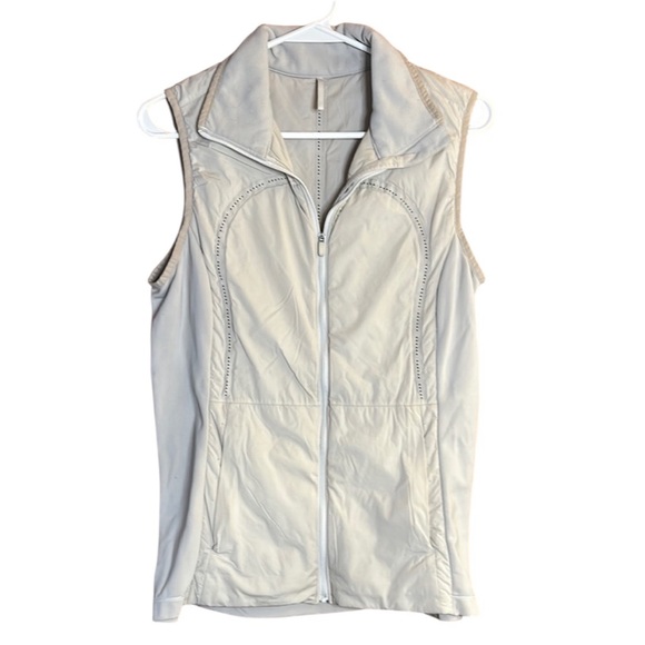 lululemon athletica Run for the Cold Creamy White Vest - Picture 1 of 14